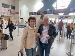 La plecare spre Sicilia pe aeroportul Otopeni
